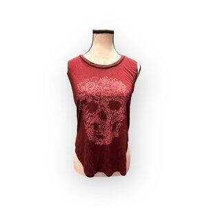 Womens Ardene Small Skull Tank S